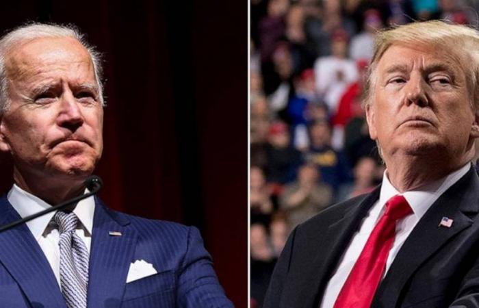 Donald Trump y Joe Biden se preparan para el primer debate presidencial