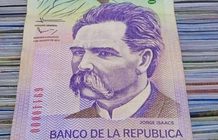 Dan hasta $75.000 por este billete colombiano de 50.000 pesos