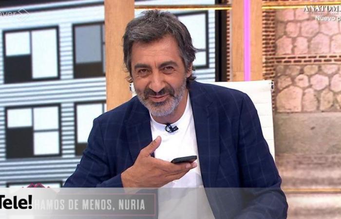 Juan del Val reemplazó a Nuria Roca en su programa y mostró un audio personal para demostrar su estado