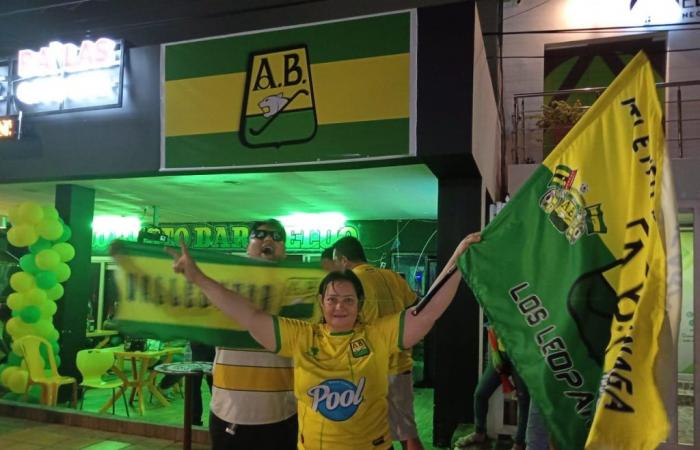 Hinchas de Bucaramanga celebraron en Valledupar el primer título de su equipo
