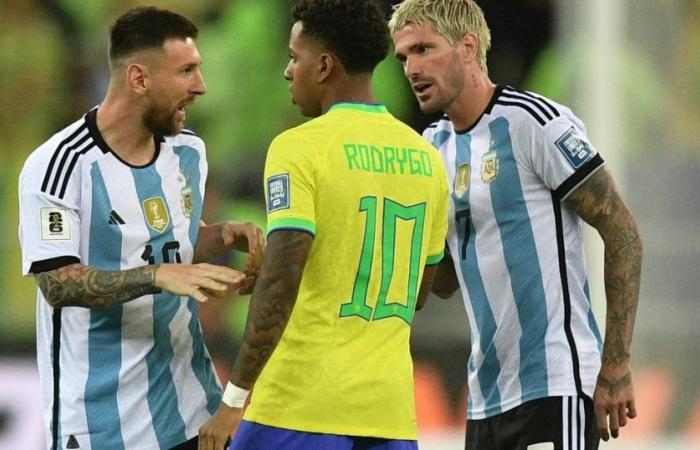 Rodrygo recordó su pelea con Messi y De Paul en el último Argentina-Brasil, pero sorprendió con un pedido que le hizo el Real Madrid sobre el tema