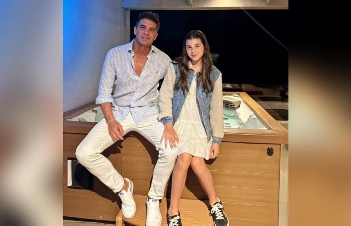 Hija de Mario Velasco y Carolina Mestrovic visitó a su padre en sus vacaciones después de casi 5 meses