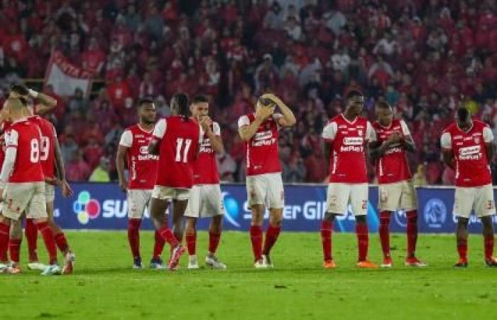 Daniel Torres y Andrés Mosquera Marmolejo de Santa Fe perdieron la segunda final por penales | futbol colombiano