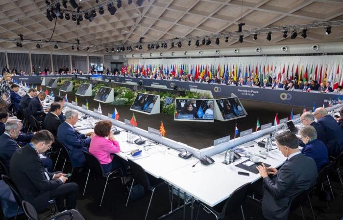 Cumbre de Paz de Ucrania cierra con una declaración que 13 países no firmaron