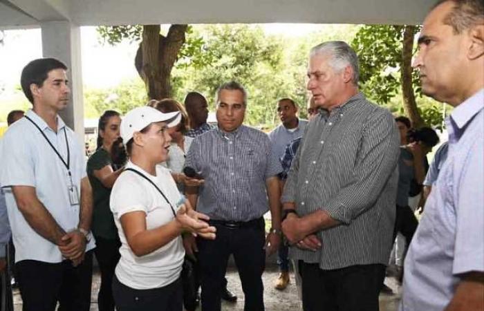 Presidente de Cuba recorrió municipio capitalino