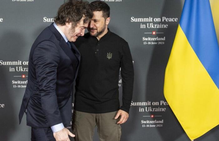 Cumbre de Paz: El fuerte apoyo de Javier Milei a Ucrania y el enfado de la diplomacia rusa