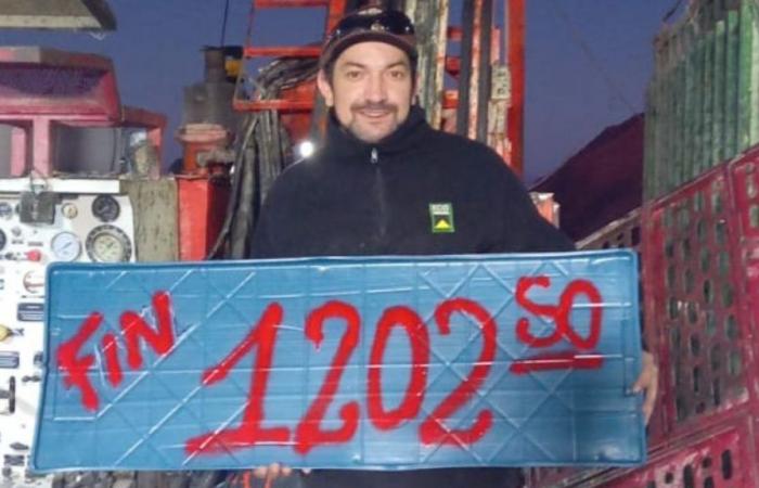 Un Malargüino rompió récord nacional de perforación en mina de San Juan