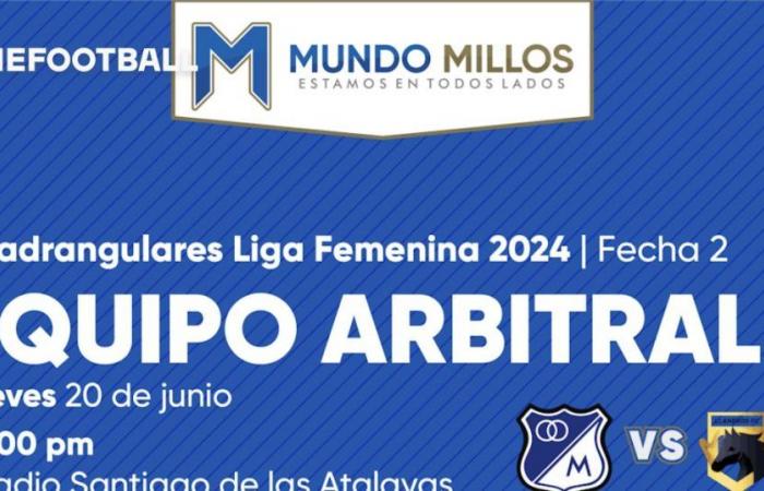 Luisa Martínez será la jueza del Llaneros vs Millonarios en Yopal