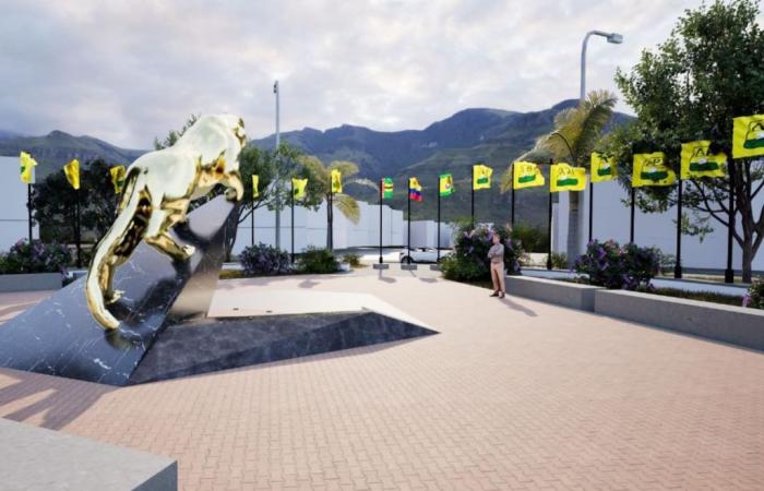 Habrá escultura de leopardo en Bucaramanga