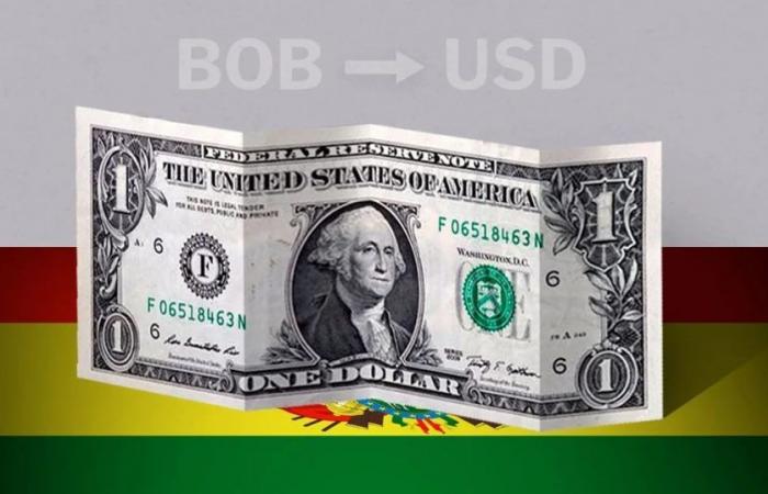 Valor de apertura del dólar en Bolivia este 17 de junio de USD a BOB – .
