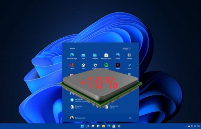 Un error en Windows 11 “consume” hasta el 10% de la potencia del procesador