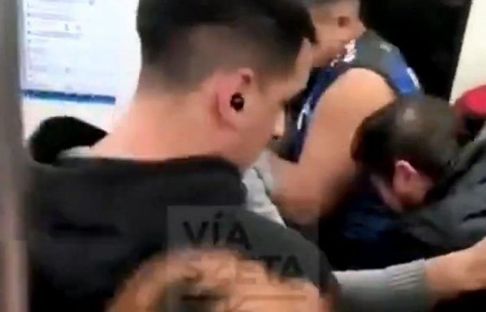 Brutal golpiza a hombre que manoseó a joven en tren Sarmiento