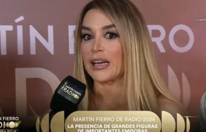 Fátima Florez habló en los Premios Martín Fierro de Radio y se refirió al escándalo con Luis Ventura