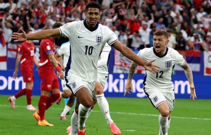 Inglaterra vence a Serbia y lidera el grupo (0-1)
