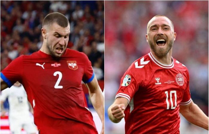 ¿Cuándo juegan Dinamarca y Serbia por la Eurocopa? – .
