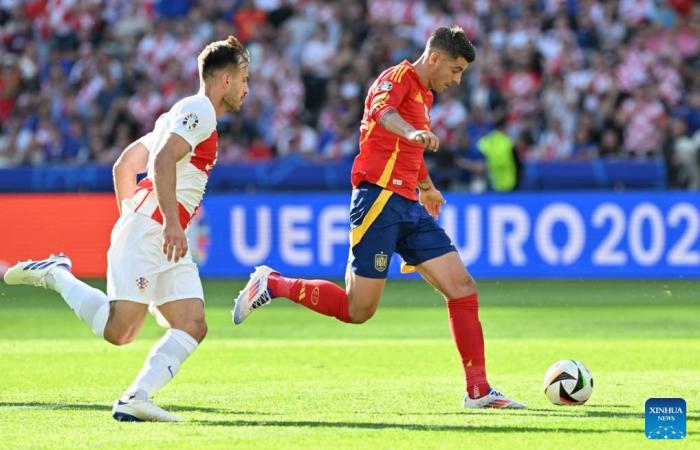España vence 3-0 a Croacia en su debut en la EURO 2024