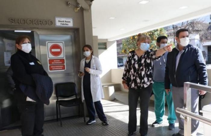 Medina Ruiz recorrió a las guardias de los hospitales centrales