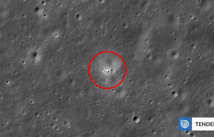 La NASA tomó imágenes de la cara oculta de la Luna y encontró los restos de una nave espacial china