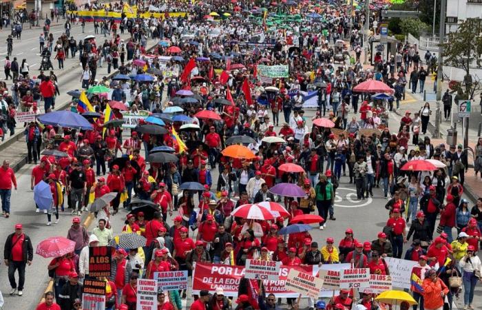 Miles de docentes de toda Colombia tomaron Bogotá – .