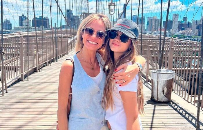 Toda la intimidad del viaje de Mariana Fabbiani y su hija Matilda por Nueva York