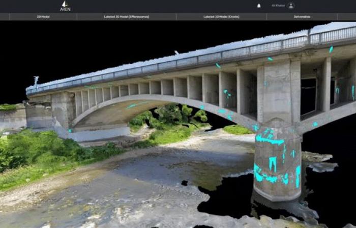Puentes seguros con ayuda de drones e inteligencia artificial