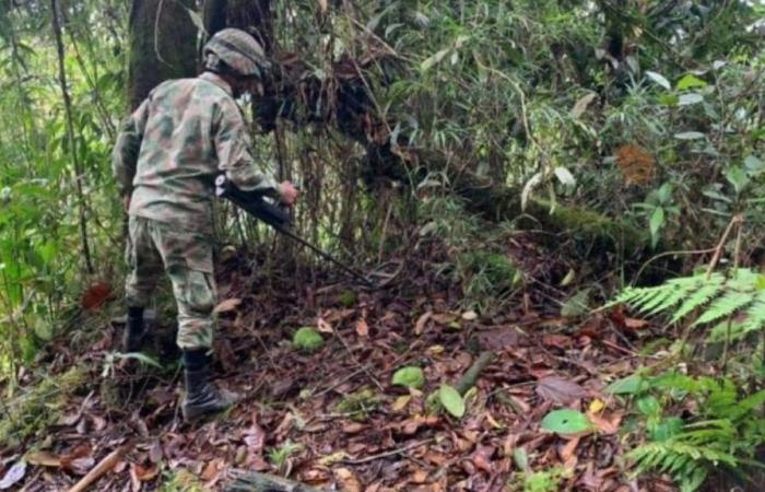 Dos militares heridos por campo minado en Barbacoas, Nariño