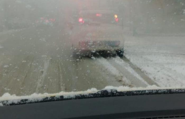 Restricción de tránsito en Ruta 3 entre Trelew y Comodoro por acumulación de nieve