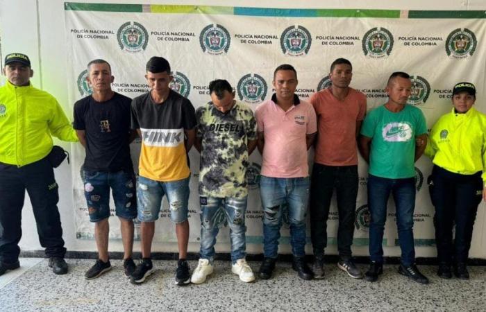 Capturados seis personas portando armas de fuego ilegales en San Juan del Cesar – .