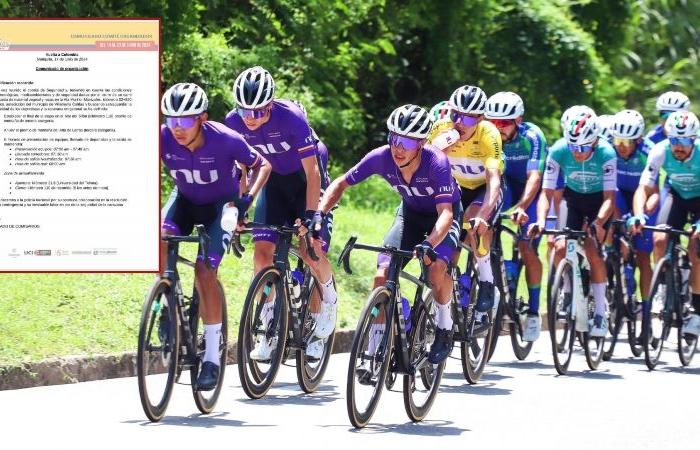 El recorrido de la Vuelta a Colombia fue modificado por condiciones de seguridad en la vía Murillo-Manizales