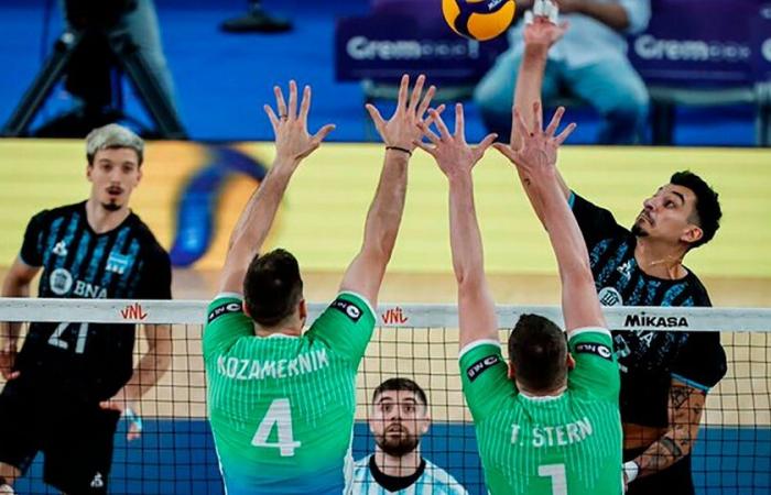 Argentina cayó ante Eslovenia en la Liga de Naciones de Voleibol