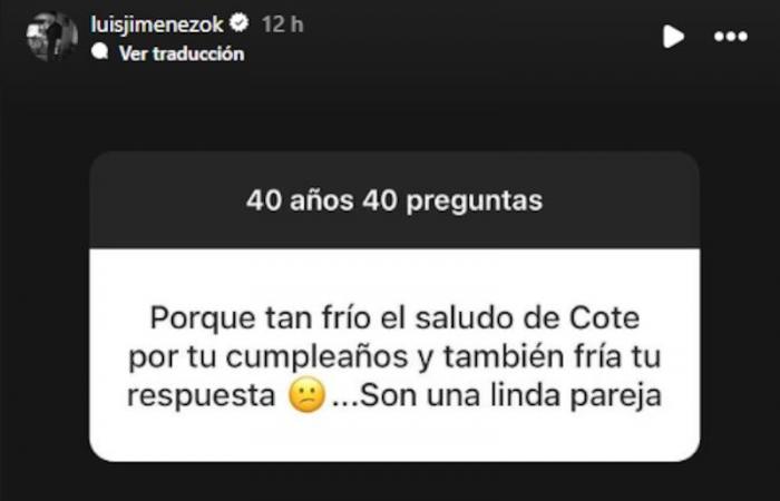 El “frío” saludo de Coté López a Luis Jiménez en su cumpleaños que no pasó desapercibido para sus seguidores – Publimetro Chile – .