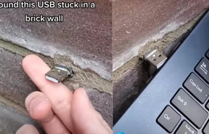Youtuber descubrió un USB en la calle y encontró un archivo inesperado y cómico