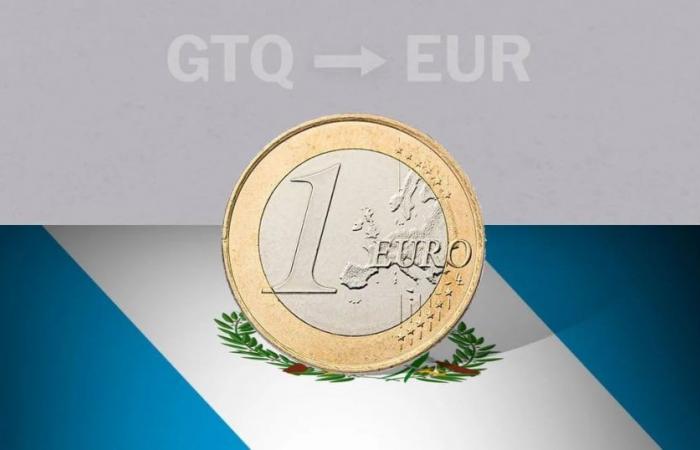 Valor de cierre del euro en Guatemala este 19 de junio de EUR a GTQ – .