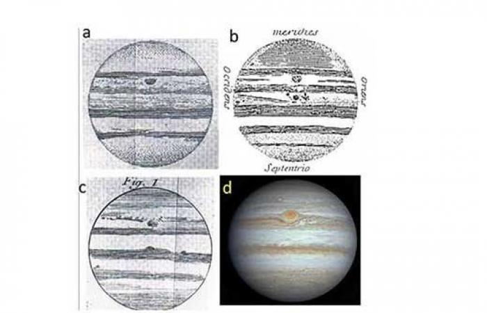 La Gran Mancha Roja de Júpiter no es la que vio Cassini en 1665
