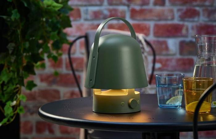 IKEA tiene una lámpara con altavoz Bluetooth ideal para usar en tu jardín o en el interior.