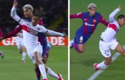 ¿Fue una tarjeta roja? La jugada por la que Ronald Araújo fue expulsado en el partido Barcelona-PSG de la Liga de Campeones