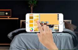 La aplicación te permite visualizar cómo quedará el color en las paredes.