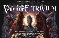 Bullet For My Valentine y Trivium confirman concierto único en España en 2025