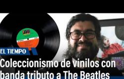 El bogotano que posee una de las mayores colecciones de vinilos de los Beatles.
