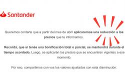 Banco Santander reduce (mucho) el precio de los paquetes
