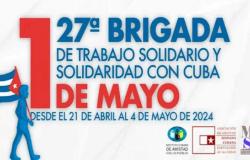 La XVII Brigada Internacional 1 de Mayo de Trabajo Voluntario y Solidaridad con Cuba visitará Cienfuegos – Radio Rebelde – .