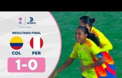 RESULTADO, Perú vs. Colombia Sub 20 por Sudamericano Femenino | VIDEO