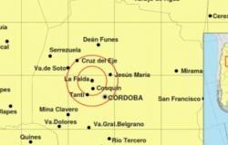 Un fuerte sismo sacudió Córdoba y se escuchó un fuerte estruendo