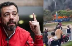 Encapuchados causaron pánico en Bogotá tras quemar autobús del SITP; “Es un hecho criminal”, afirmó Galán. – .