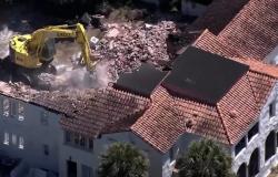 Comenzaron a demoler una mansión en Florida vinculada a Bin Laden
