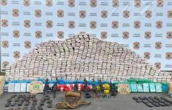 Policías de Perú y Brasil incautaron más de 2 mil toneladas de droga en la Amazonía