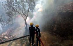 Las fuertes lluvias brindan alivio a Uttarakhand, afectada por los devastadores incendios forestales que se cobraron cinco vidas.