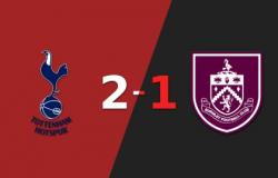 Tottenham logró darle la vuelta al marcador y venció 2-1 al Burnley