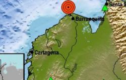 Temblor hoy en el Mar Caribe se sintió en Santa Marta y Barranquilla