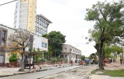 Avanza la obra en la calle del Hospital de Niños : : Mirador Provincial : : Noticias Santa Fe